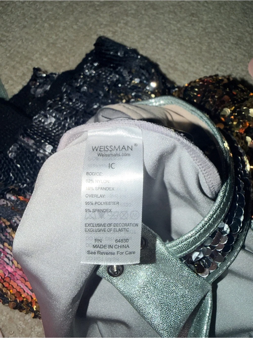 Weissman shimmering halter